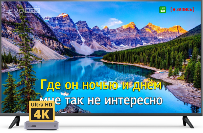 EVOBOX с великолепным звучанием и сверхчетким изображением в 4К.